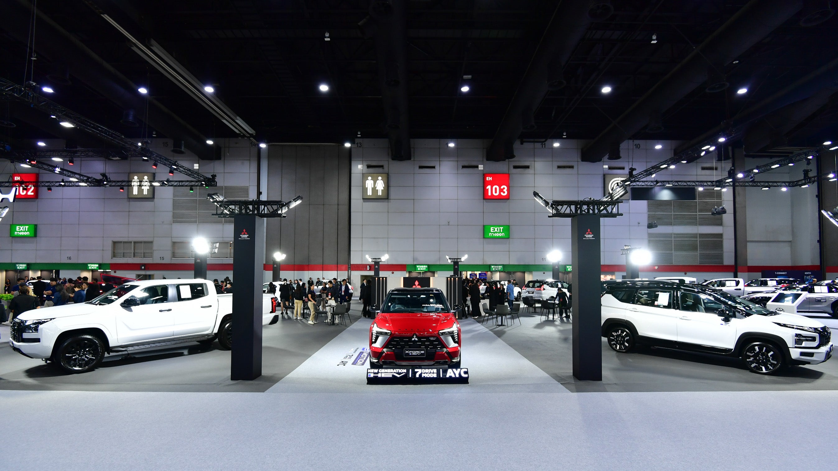 บรรยากาศบูธ Mitsubishi ในงาน Fast Auto Show Thailand 2026