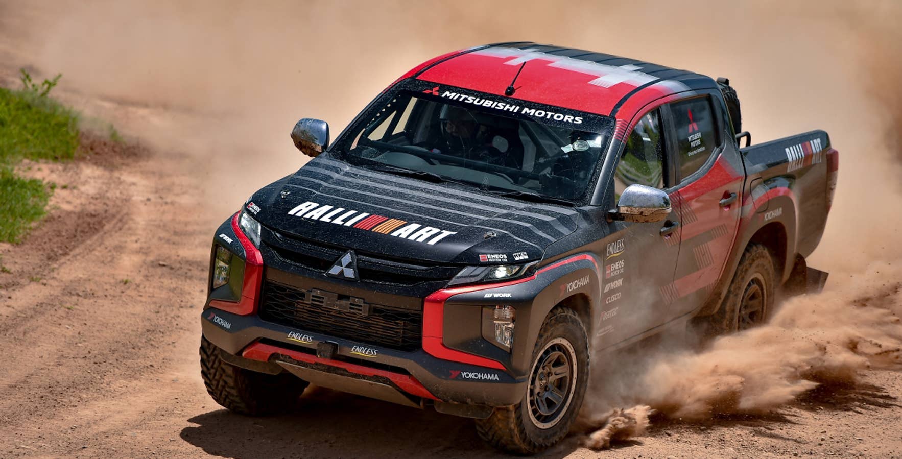 Team Mitsubishi RALLIART conducts Endurance Tests of the Triton Rally Car  for the Asia Cross Country Rally 2022 in November