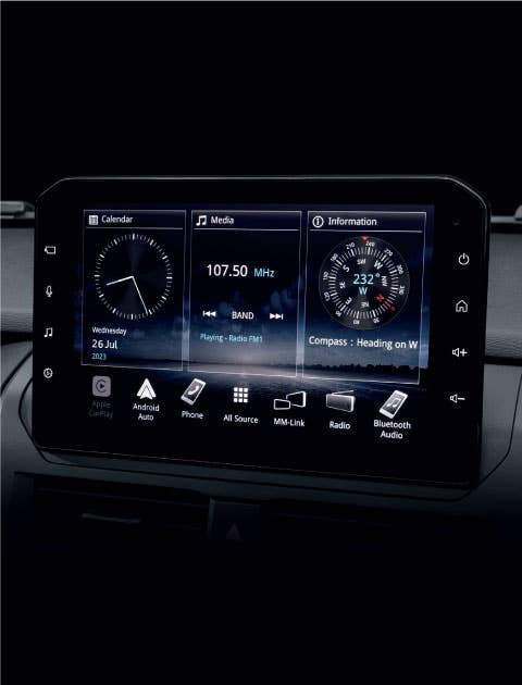 หน้าจอระบบสัมผัส 10 นิ้ว (10-INCH INFOTAINMENT SYSTEM) 